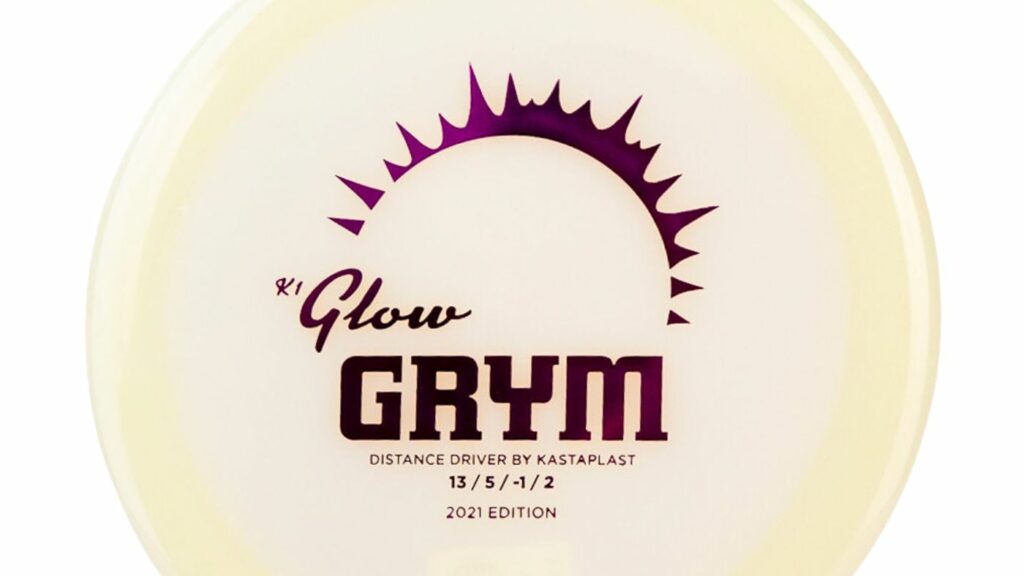 K1 Glow Grym Glow Disc with Magenta Stamp