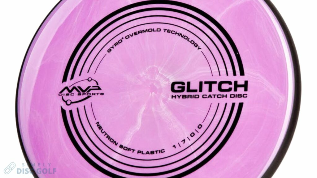 A pink MVP Neutron Soft Glitch with Black Rims c