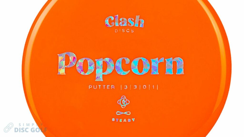 An Orange Clash Discs Popcorn with Holo Pattern stamp
